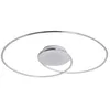 Image de Lindby LED Plafonnier Joline (Moderne) en Argent Métal e. a. pour Salon & Salle à manger, Eclairage Lampe Luminaire Plafond Eclerage Interieur