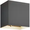 Image de Lucande LED Applique Exterieur Evie (Moderne) en Gris Aluminium (à 2 lampes,), Murale Luminaire Lampe Jardin Eclairage d’exterieur