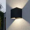 Image de Lucande, applique d'extérieur LED Evie, 14 cm, anthracite, up/down