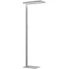 Image de Arcchio LED Lampadaires de bureau Logan Basic à intensité variable (Moderne) en Gris Aluminium e. a. pour Bureau (à 2 lampes,), Lampe lampe travail lampadaire