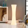 Image de Lindby lampe sur pied Liana, hauteur 123 cm, blanc, textile