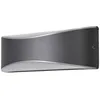 Image de Lucande LED Applique Exterieur Akira (Moderne) en Noir Aluminium (à 50 lampes,), Murale Luminaire Lampe Jardin Eclairage d’exterieur