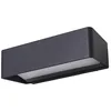 Image de Lucande LED Applique Exterieur Midvig (Moderne) en Noir Aluminium (1 lampe,à), Murale Luminaire Lampe Jardin Eclairage d’exterieur