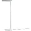 Image de Arcchio LED Lampadaires de bureau Logan Basic à intensité variable (Moderne) en Blanc Aluminium e. a. pour Bureau (à 2 lampes,), Lampe lampe travail lampadaire