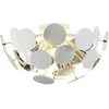 Image de Lindby Plafonnier Kinan à intensité variable (Moderne) en Blanc e. a. pour Salon & Salle manger (à 3 lampes, E14) Luminaire Lampe Plafond Eclerage Eclairage