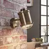 Image de Lindby Spot mural Ebbi dimmable en laiton ancien