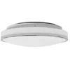 Image de Lindby LED Plafonnier Salle De Bain Lyss (Moderne) en Blanc Verre e. a. pour de bain (1 lampe,à), WC Luminaire Lampe Plafond Eclerage