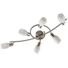 Image de Lindby Spot Arda à intensité variable (Moderne) en Gris Verre e. a. pour Salon & Salle manger (à 6 lampes, E14) Lampe encastrable plafonnier applique