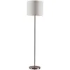 Image de Lindby Lampadaire Tissu Parsa (Jeunes, étudiants) en Blanc Textile e. a. pour Salon & Salle à manger (1 lampe,à E27) Sur Pied Lampe a de Sol