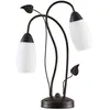 Image de Lindby Lampe à poser Stefania (Antique, Classic) en Marron Verre e. a. pour Salon & Salle manger (à 2 lampes, E14),