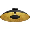Image de Lindby Plafonnier Emilienne à intensité variable (Moderne) en Noir Métal e. a. pour Salon & Salle manger (1 lampe,à E27), Luminaire Lampe Plafond Eclerage Eclairage