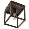 Image de Lindby Plafonnier Emin à intensité variable (Traditionnel) en Marron Métal e. a. pour Salon & Salle manger (1 lampe,à E27), Luminaire Lampe Plafond Eclerage Eclairage