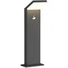 Image de Arcchio LED Luminaire extérieur Yolena (Moderne) en Noir Aluminium (1 lampe,à), Borne lumineuse luminaire pour socle