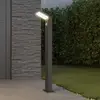 Image de Arcchio, borne lumineuse LED Yolena, détecteur, 100 cm, anthracite