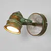 Image de Lindby spot mural Leonor, vert, métal, à 1 lampe, 9,5 cm