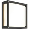 Image de Lucande Applique Exterieur Aurelien à intensité variable (Moderne) en Noir Aluminium (à 2 lampes, E27) Murale Luminaire Lampe Jardin Eclairage