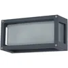 Image de Lucande Applique Exterieur Aurelien à intensité variable (Moderne) en Noir Aluminium (1 lampe,à E27), Murale Luminaire Lampe Jardin Eclairage