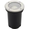Image de LED Spot encastrable dans le sol Doris (Moderne) en Gris Aluminium (1 lampe,à), Luminaire d’extérieur pour jardin la terrasse balcon & maison