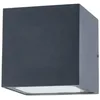 Image de Lucande LED Applique Exterieur Merjem (Moderne) en Gris Aluminium (à 2 lampes,), Murale Luminaire Lampe Jardin Eclairage d’exterieur