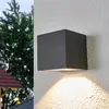 Image de Applique d'extérieur LED Lucande Merjem, 12 cm, down, IP54