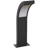 Image de Lucande LED Borne Eclairage Exterieur Juvia (Moderne) en Noir Aluminium (1 lampe,à), Lumineuse Luminaire Lampe Jardin Led