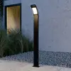 Image de Lucande Borne lumineuse LED Juvia, 100 cm, anthracite, métal, IP54