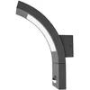 Image de Lucande LED Applique extérieure Juvia (Moderne) en Noir Aluminium (1 lampe,à), pour mur extérieur/façade de maison terrasse und balcon