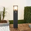 Image de Lucande Borne lumineuse Klemens, 65 cm, détecteur, anthracite, E27