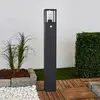 Image de Lucande Borne lumineuse Klemens, 90 cm, détecteur, anthracite, E27