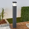 Image de Lucande borne lumineuse LED Egon, hauteur 90 cm, gris graphite, IP54