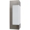 Image de Lindby LED Applique extérieure Severina (Moderne) en Gris Inox (1 lampe,à), pour mur extérieur/façade de maison terrasse und balcon