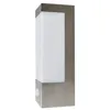 Image de Lindby LED Applique extérieure Severina (Moderne) en Gris Inox (1 lampe,à), pour mur extérieur/façade de maison terrasse und balcon