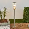 Image de Borne lumineuse Lindby Noemi, grise, acier inoxydable, 80 cm, IP44