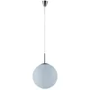 Image de Lindby Suspension en verre Marike à intensité variable (Moderne) Blanc Verre e. a. pour Salon & Salle manger (1 lampe,à E27), Luminaire Lampe plafond Plafonnier