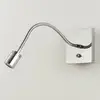 Image de Lindby Lampe de lecture murale chromée Berfin, LED