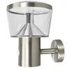 Image de Lindby LED Applique extérieure Antje (Moderne) en Gris Inox (1 lampe,à), pour mur extérieur/façade de maison terrasse und balcon