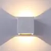 Image de Lucande Applique LED d’extérieur Riak, gris béton