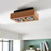 Image de Spot Arcchio Vince, 25 cm, couleur bois, métal, GU10
