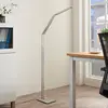 Image de Lucande lampe sur pied LED Nicano, gris, métal, CCT, 125cm