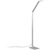 Image de Lucande LED Lampadaire Resi à intensité variable (Moderne) en Gris Aluminium e. a. pour Bureau (1 lampe,à), Sur Pied Lampe a de Sol