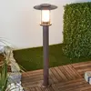 Image de Lindby borne lumineuse LED Pavlos, 76 cm, couleur rouille, acier inoxydable