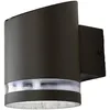 Image de Lindby LED Applique Murale Solaire Melinda (Moderne) en Gris Inox (1 lampe,à), Lampe Borne Lumineuse Exterieur Eclairage Jardin