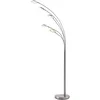 Image de Lindby LED Lampadaire Anea (Moderne) en Gris Métal e. a. pour Salon & Salle à manger (à 5 lampes,), Sur Pied Lampe a de Sol