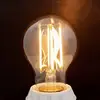 Image de Ampoule LED Lindby, à filament, E27, 6 W, orange, 1800 K