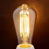Image de Ampoule LED Lindby, Rustika, E27, 6W, ambre, 1.800 K