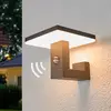 Image de Applique d'extérieur LED Lucande Olesia, 15 cm, capteur, IP54