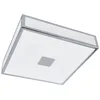 Image de Lindby Plafonnier Salle De Bain Eniola à intensité variable (Moderne) en Argent e. a. pour de bain (à 2 lampes, E27) WC Luminaire Lampe Plafond Eclerage