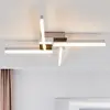 Image de Lindby plafonnier LED Patrik, 59 cm, à 4 lampes, chrome, IP44