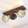 Image de Lindby spot Tamin, 48 cm, couleur rouille, 3 lampes, verre