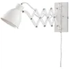 Image de Lindby Applique Murale Merle (Moderne) en Blanc Métal e. a. pour Chambre à coucher (1 lampe,à E14), Lampe Eclairage Luminaire Mural